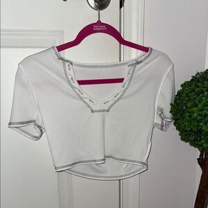 Colorful pack of 5 pink, white, and grey SHEIN tops🩷